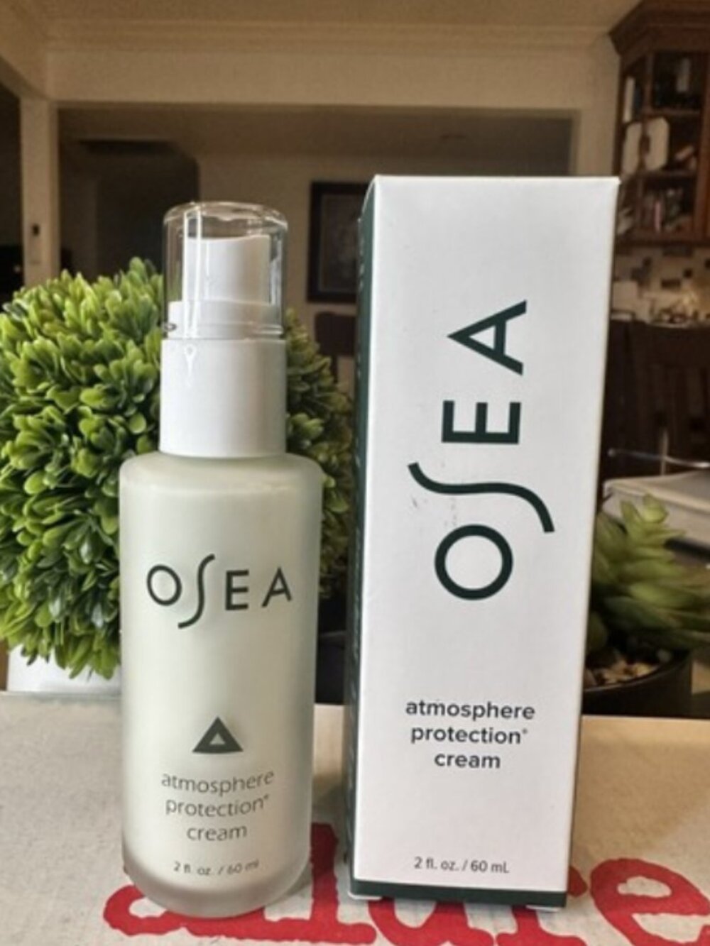 OSEA Atmosphere Protection Cream 2 oz Moisturizer Normal/Combination Skin NEW